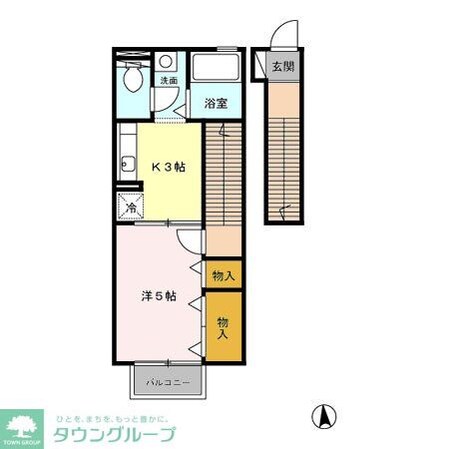 セフィーラ大南の物件間取画像